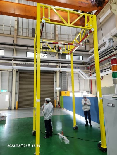 Bộ khung thanh ray 5T cho pa lăng điện KITO - ảnh 3