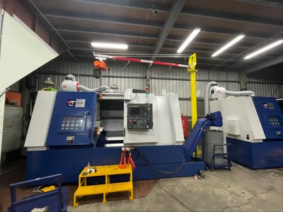 Cầu trục xoay thanh ray 5T treo pa lăng điện tại trạm thao tác - ảnh 4