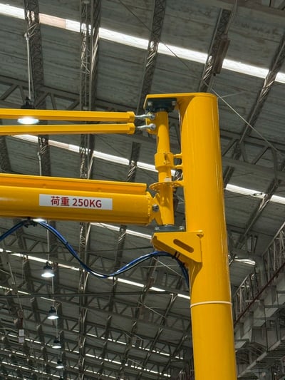 Cầu trục xoay 500 kg hút chân không tấm thép cho máy laser CNC - ảnh 10