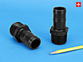 Đầu nối khía, ren 1¼” NPT x ống 1¼” (31.8 MM) (polypropylene gia cường), ANVER PHB114X114