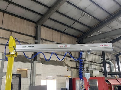 Pneumatic Jib Crane with Vacuum Lifting Pad for Metal Sheets - ảnh 7