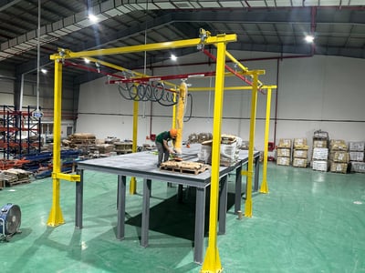 Bộ khung thanh ray thép 200 kg và ống hút chân không ANVER - ảnh 32