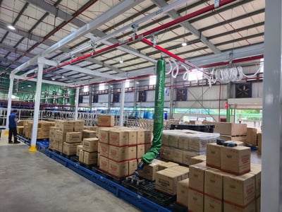 Thanh ray 5T và thiết bị nâng chân không hút thùng giấy 200 kg - ảnh 13