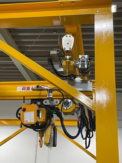Bộ khung thanh ray 500 kg kết hợp palăng nâng hạ - ảnh 19