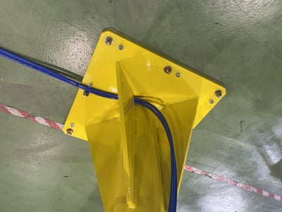Pneumatic Jib Crane with Vacuum Lifting Pad for Sheet Materials - ảnh 1