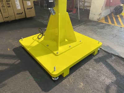 Mobile-Base Jib Crane with Anver Vacuum Tube Lifter and Long Side Handle for Carton Boxes - ảnh 4