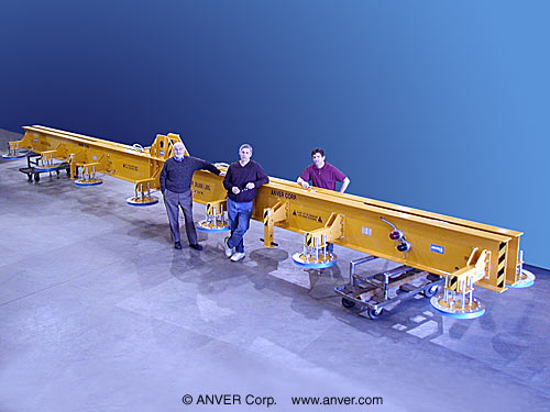 ANVER 3000M14-540-7/56 fourteen pad electric powered vacuum lifter