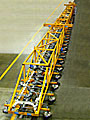 ANVER E700M160-1293-40/53 electric powered vacuum lifter with an overall length of 108 feet (42.5 m) and a total of 160 vacuum pad suspensions