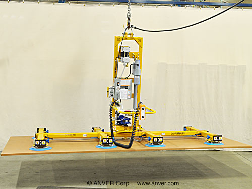 ANVER ET100M8-110-4/44PROT eight pad electric powered vacuum lifter with powered tilting and rotation (photo 4)