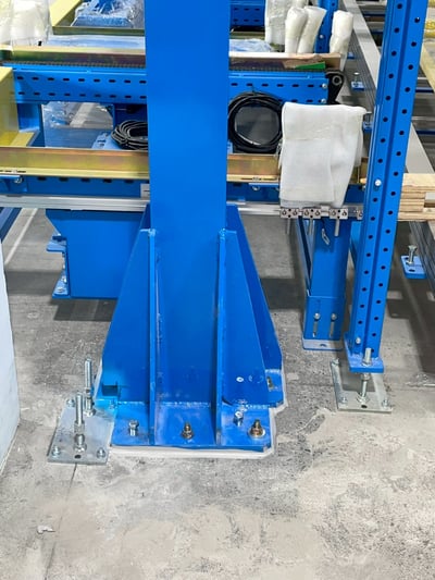 Bộ khung thanh ray 500 kg treo ANVER hút tấm - ảnh 1