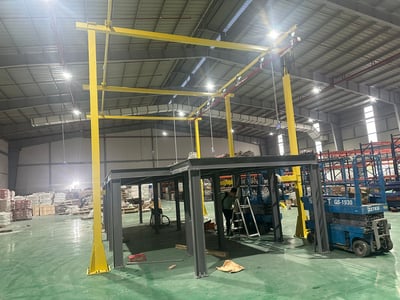 Bộ khung thanh ray thép 200 kg và ống hút chân không ANVER - ảnh 55
