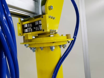 Pneumatic Jib Crane with Vacuum Lifting Pad for Sheet Handling - ảnh 5