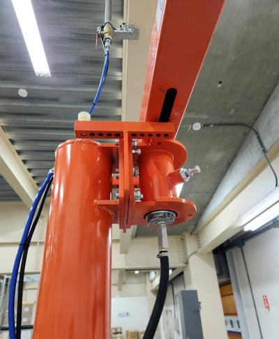 Cầu trục xoay khớp nối đế di động Lifts All hút thùng giấy - ảnh 5