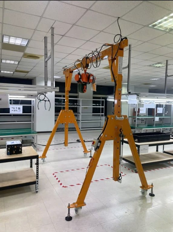 Cổng trục di động có thể nâng hạ chiều cao