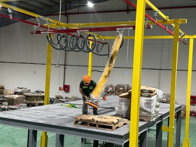Bộ khung thanh ray thép 200 kg và ống hút chân không ANVER - ảnh 30