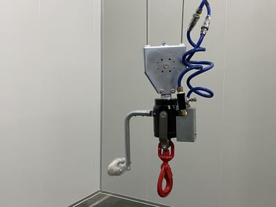Cầu trục xoay khí nén di động và tay cầm cảm ứng lực nạp máy CNC - ảnh 5