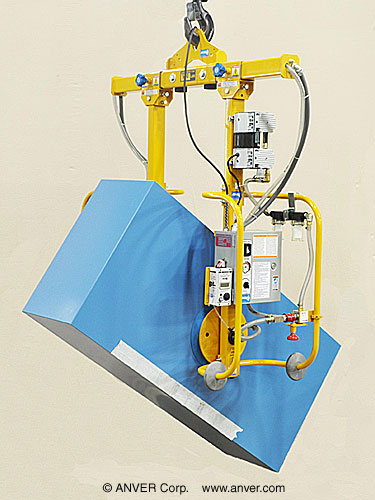 ANVER E25M2-40-ASG-PR: lifting & rotating steel cabinets weighing up to 250 lb (113 kg)