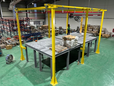 Bộ khung thanh ray thép 200 kg và ống hút chân không ANVER - ảnh 16