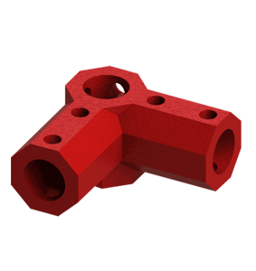 <strong>Đầu Nối Chữ L</strong><br /> DSAAL1138 / DSAAL1168<br /> Chỉ có sẵn bằng nhôm<br /> Kết nối góc 90°