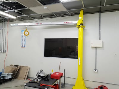 Pneumatic Jib Crane with Vacuum Lifting Pad for Sheet Handling - ảnh 11