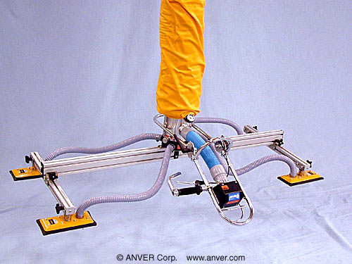 Ống hút chân không ANVER VT200 có van hỗ trợ nhả vật nâng thùng carton lớn