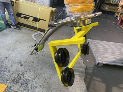 Mobile-Base Jib Crane with Anver Vacuum Tube Lifter and Long Side Handle for Carton Boxes - ảnh 9