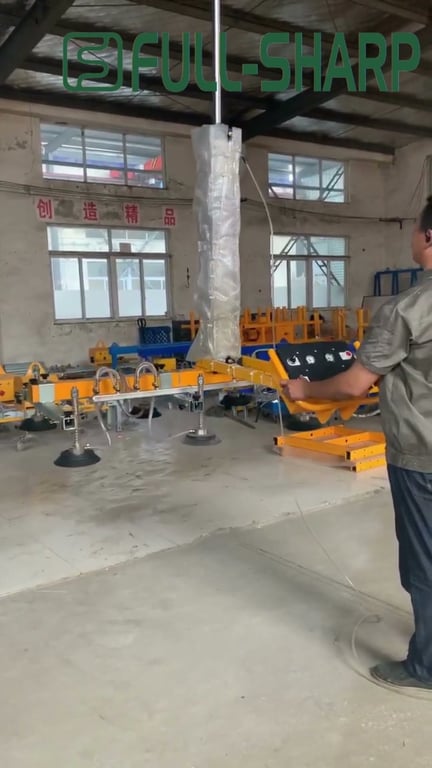 Hút chân không nâng tấm kính, tấm kim loại
