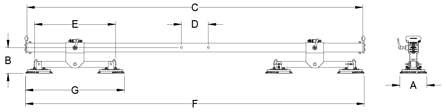 L100M4-110WT_DWG dimension drawing