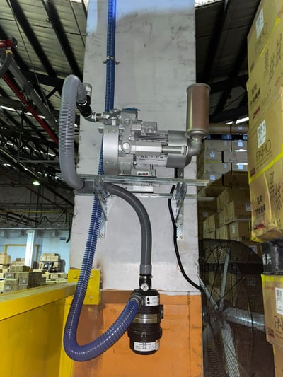 Thanh ray 5T treo trần kết hợp ống hút chân không Anver - ảnh 30