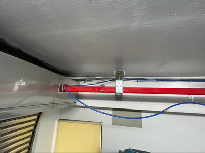 Thanh ray 5T treo cầu trục khí nén, tool kẹp và mặt hút thùng giấy - ảnh 12