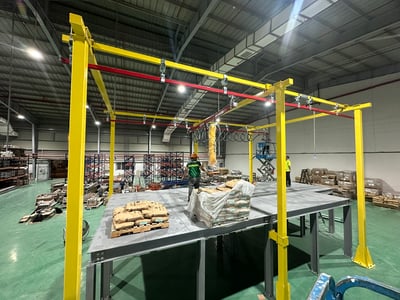 Bộ khung thanh ray thép 200 kg và ống hút chân không ANVER - ảnh 28