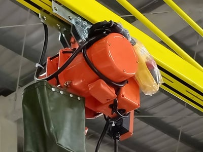 Cầu trục xoay thanh ray 5T treo pa lăng điện 250 kg - ảnh 11