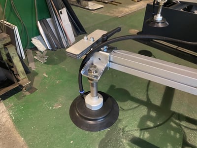 Overhead Pneumatic Jib Crane with Vacuum Pad for Steel Sheets - ảnh 12