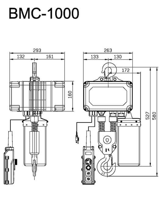 Kích thước BMC-1000