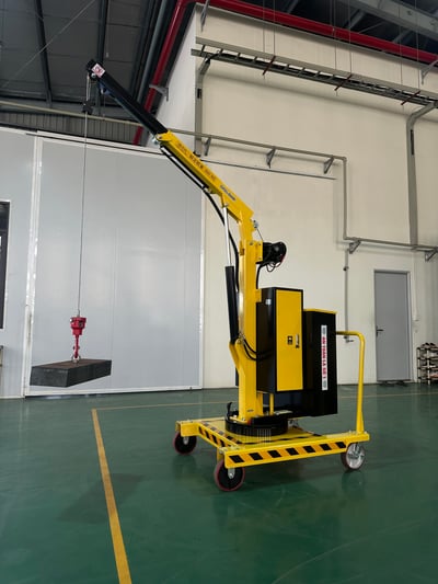 Xe cẩu mini 400 kg đẩy tay di động - ảnh 25