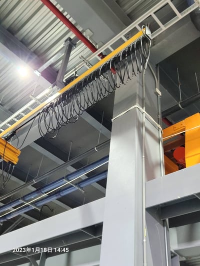 Pneumatic Jib Crane with Plastic Tray Hook Tool - ảnh 18