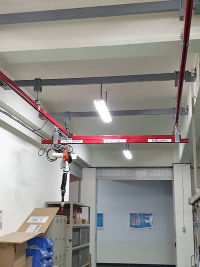 Ceiling-Mounted 5T Rail with KITO Hand Chain Hoist, 100 kg Capacity - ảnh 3