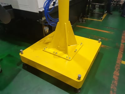 Cầu trục xoay khí nén đế di động cho xưởng linh kiện hàng không - ảnh 9