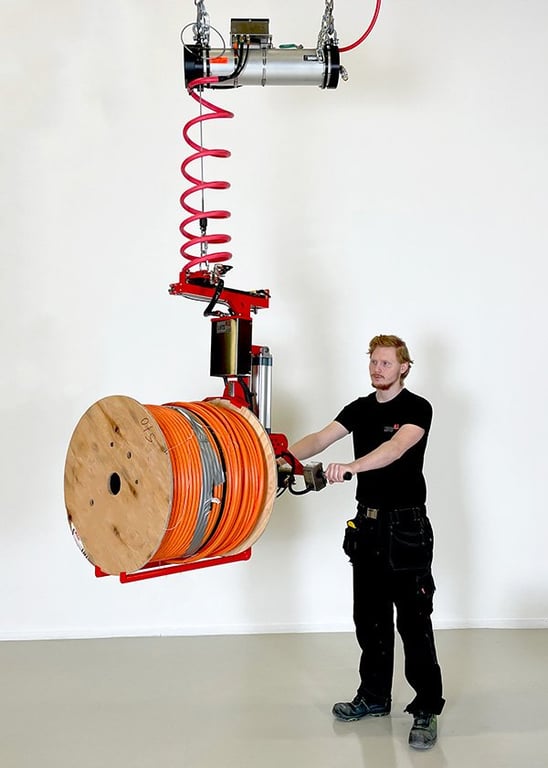 Lifts All gripper for fiber cable reels 89-12258