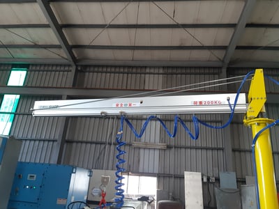 Pneumatic Jib Crane with Vacuum Lifter for Metal Sheets - ảnh 4