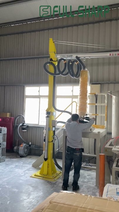 Thiết bị nâng hạ hút chân không bao gạo, bao bột, bao xi măng có chiều cao nâng lớn
