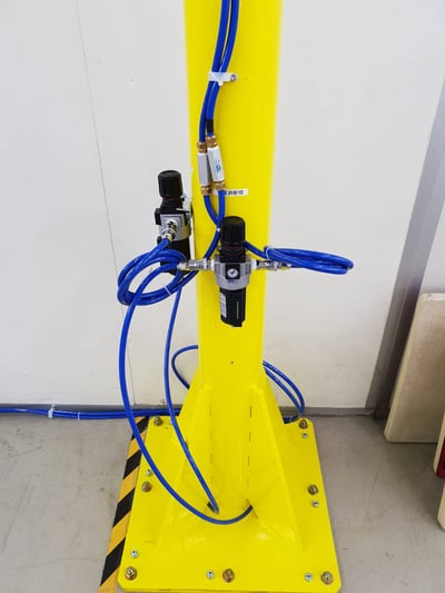 Pneumatic Jib Crane with Vacuum Lifting Pad for Sheet Handling - ảnh 8