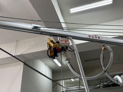 Fixed-Base Aluminum Rail Jib Crane with KITO Hoist for Carton Box Suction - ảnh 10