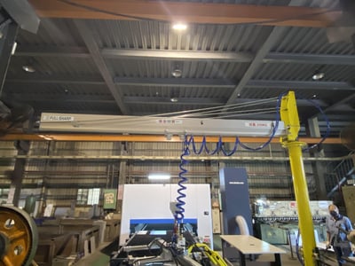 Overhead Pneumatic Jib Crane with Vacuum Pad for Steel Sheets - ảnh 13