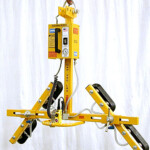 ANVER E20M4-48-2/27V, thiết bị nâng chân không kẹp đứng bốn mặt hút chạy điện, dùng giác hút oval đặt riêng