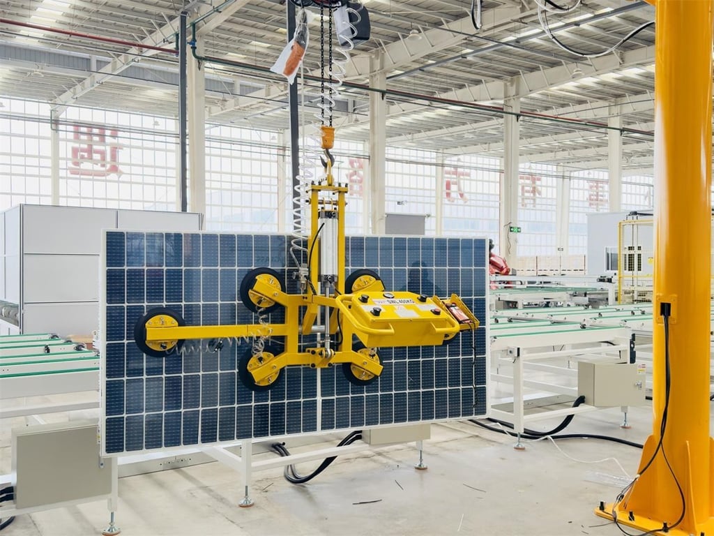 Bốc xếp kính quang điện