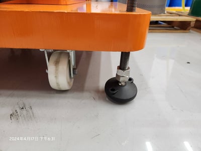Cầu trục xoay 80 kg treo pa lăng điện, dạng cổng trục mini - ảnh 3