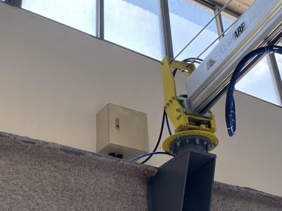 Pneumatic Jib Crane with Copper Coil Clamp for Motor Winding Workshops - ảnh 28