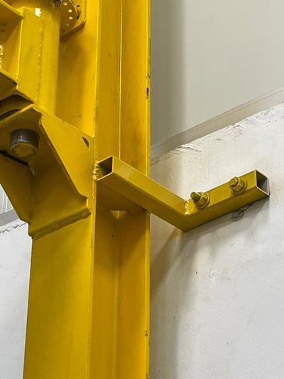 Cầu trục xoay thanh chữ H treo palăng điện - ảnh 6