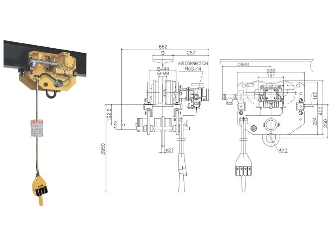 ENDO Air Motor Trolley